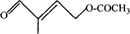 Preparation method of 4-acetoxyl-2-methyl-2-butene-1-aldehyde