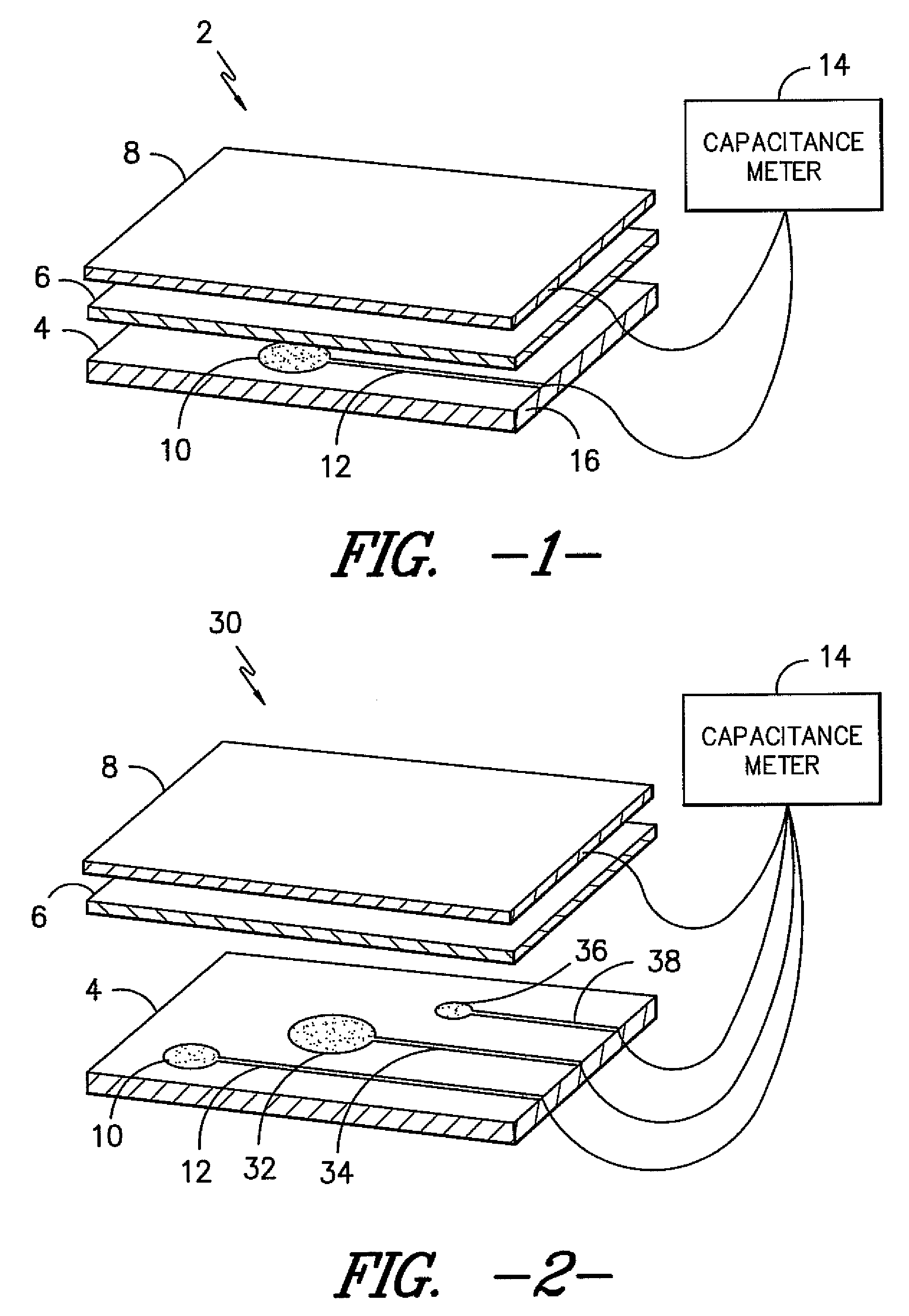 Printed capacitive sensor