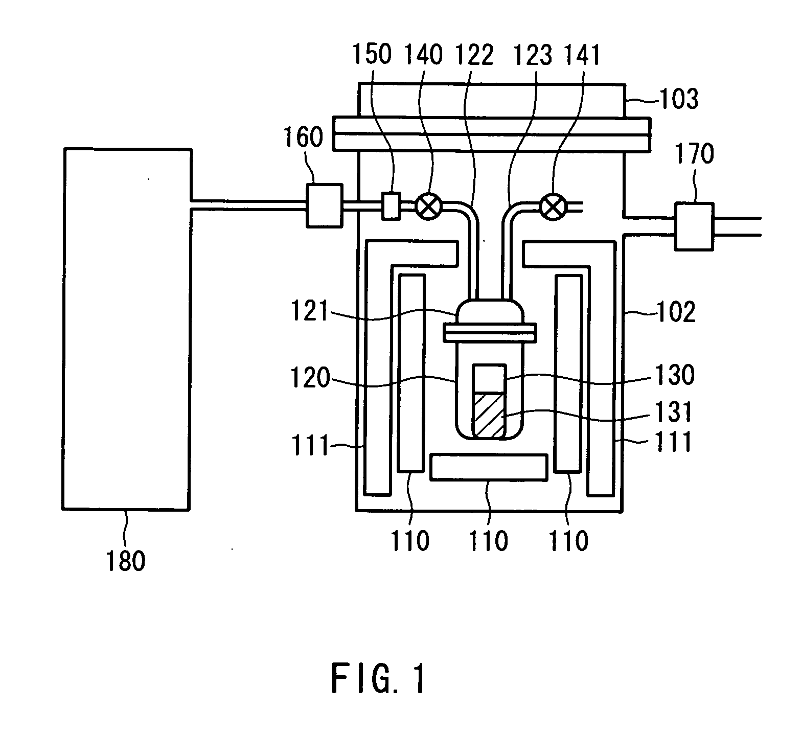 Apparatus for production of crystal of group III element nitride and process for producing crystal of group III element nitride