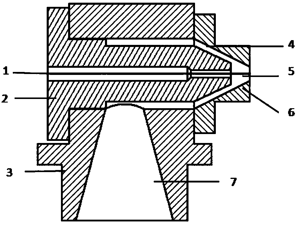 Method and device for preparing consumable material of continuous fiber bundles