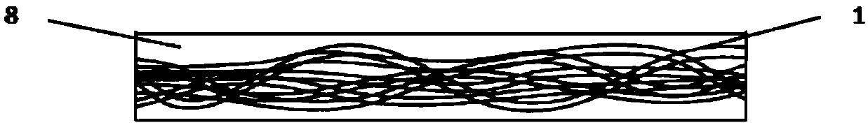 Method and device for preparing consumable material of continuous fiber bundles