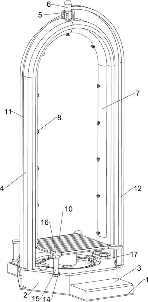 Epidemic prevention disinfection safety door