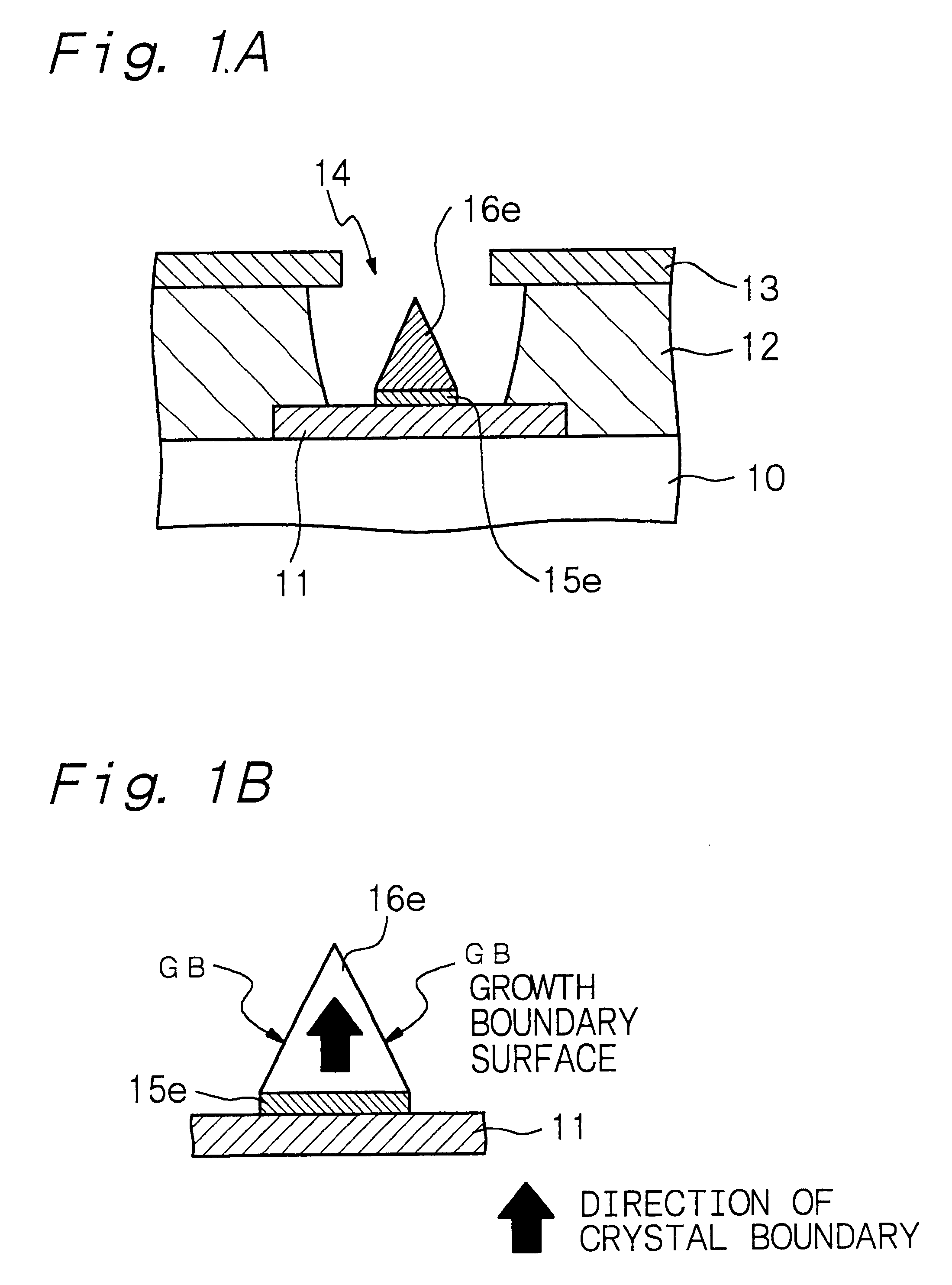 Cold cathode field emission device, process for the production thereof, and cold cathode field emission display