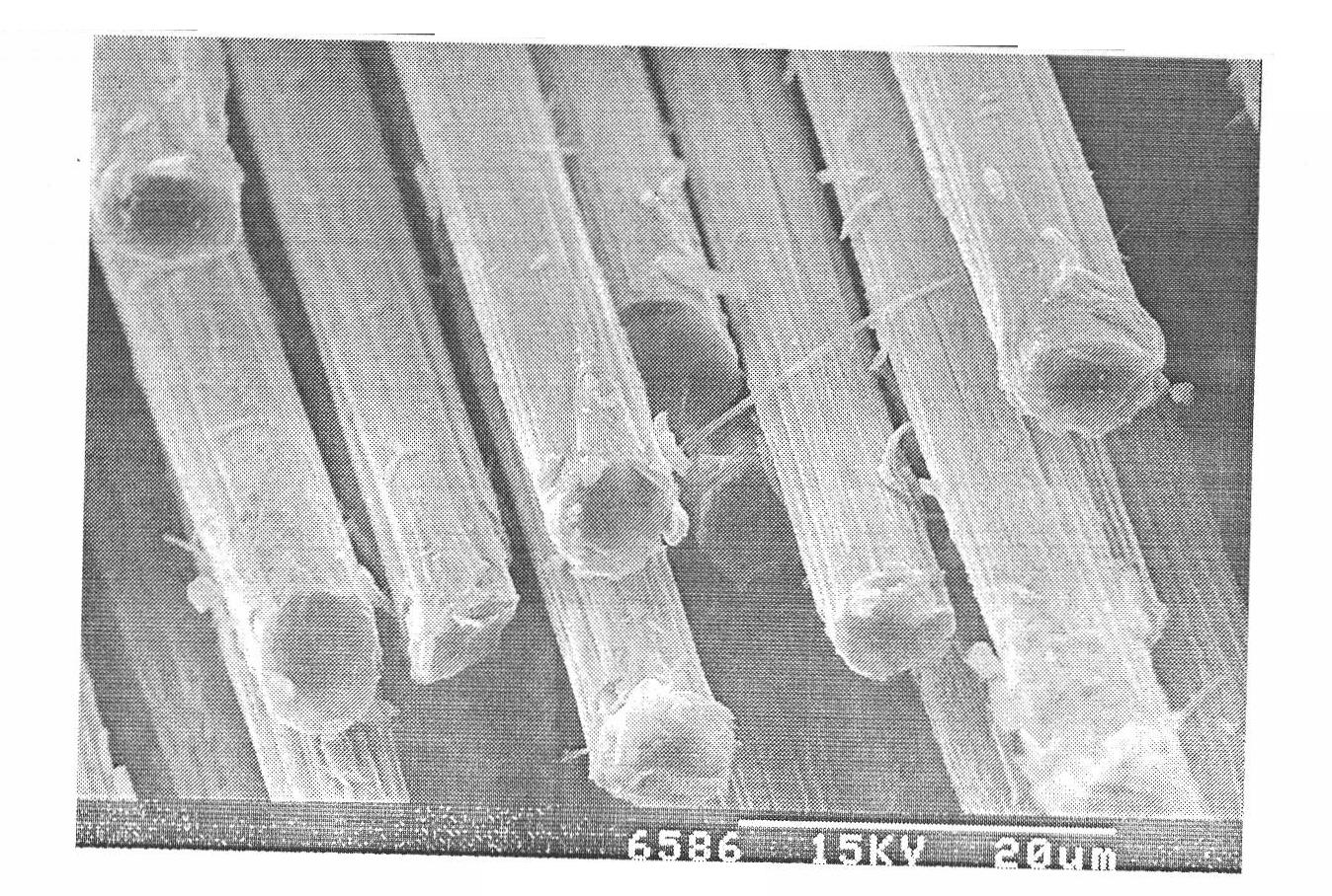 Electrochemical CF (Carbon Fiber) surface modification method