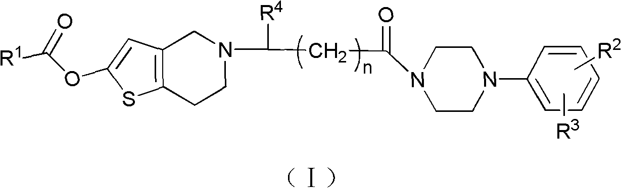 Thienopyridine derivatives, preparation method and application thereof