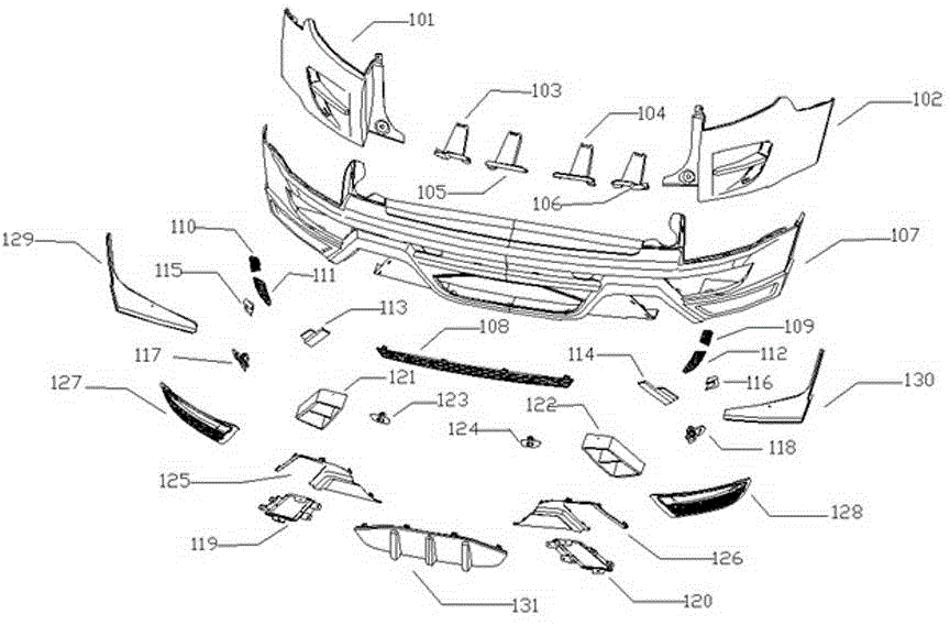 Rear bumper structure of vehicle