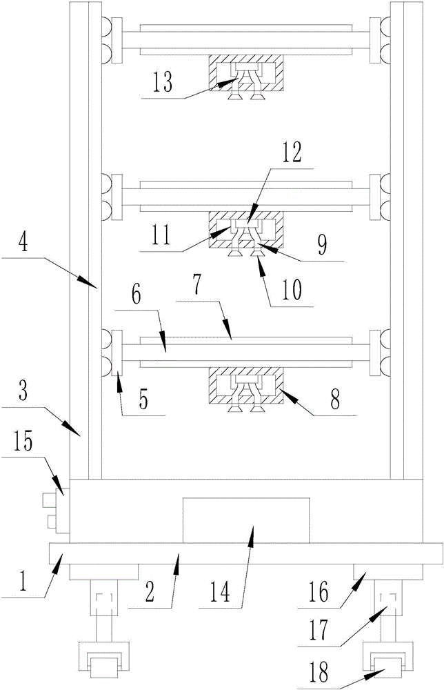 Food carrying and disinfection device for restaurant