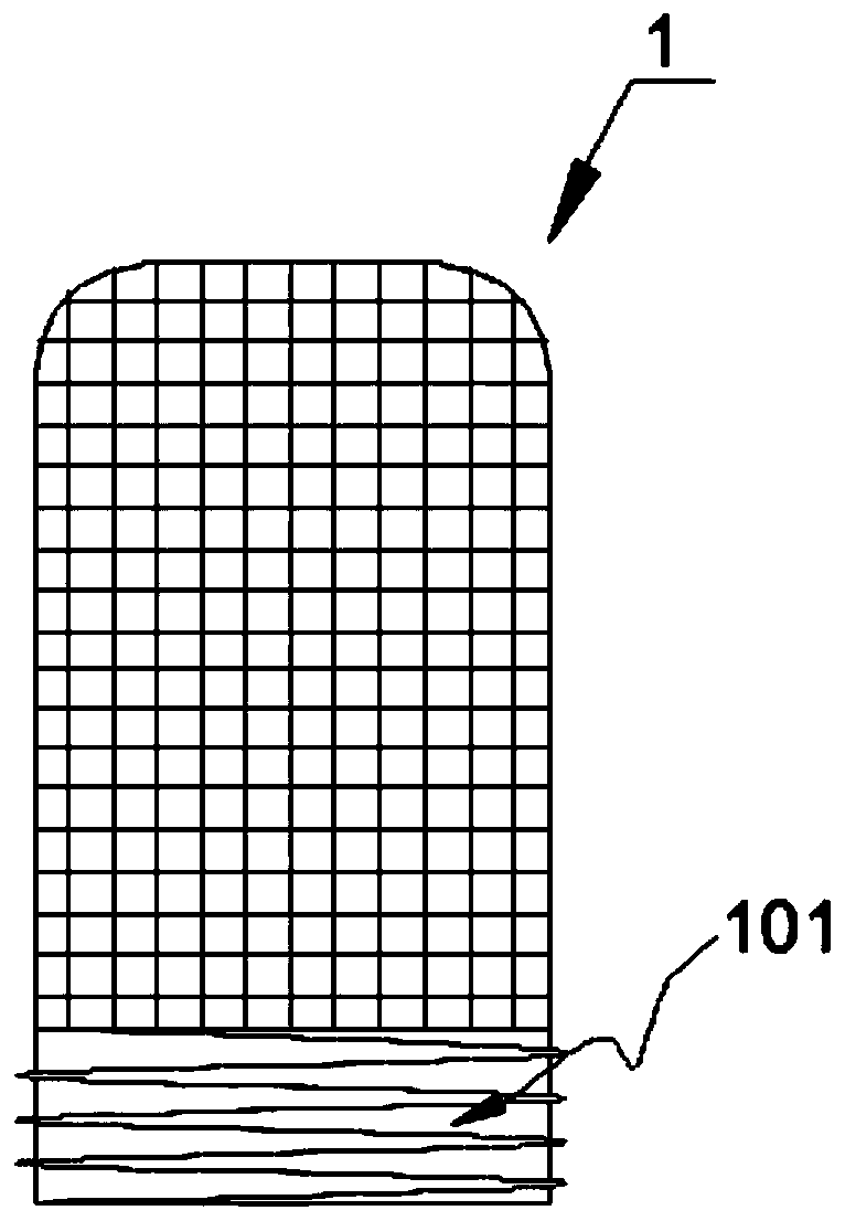 A glass panel that improves the sound gathering effect of the microphone