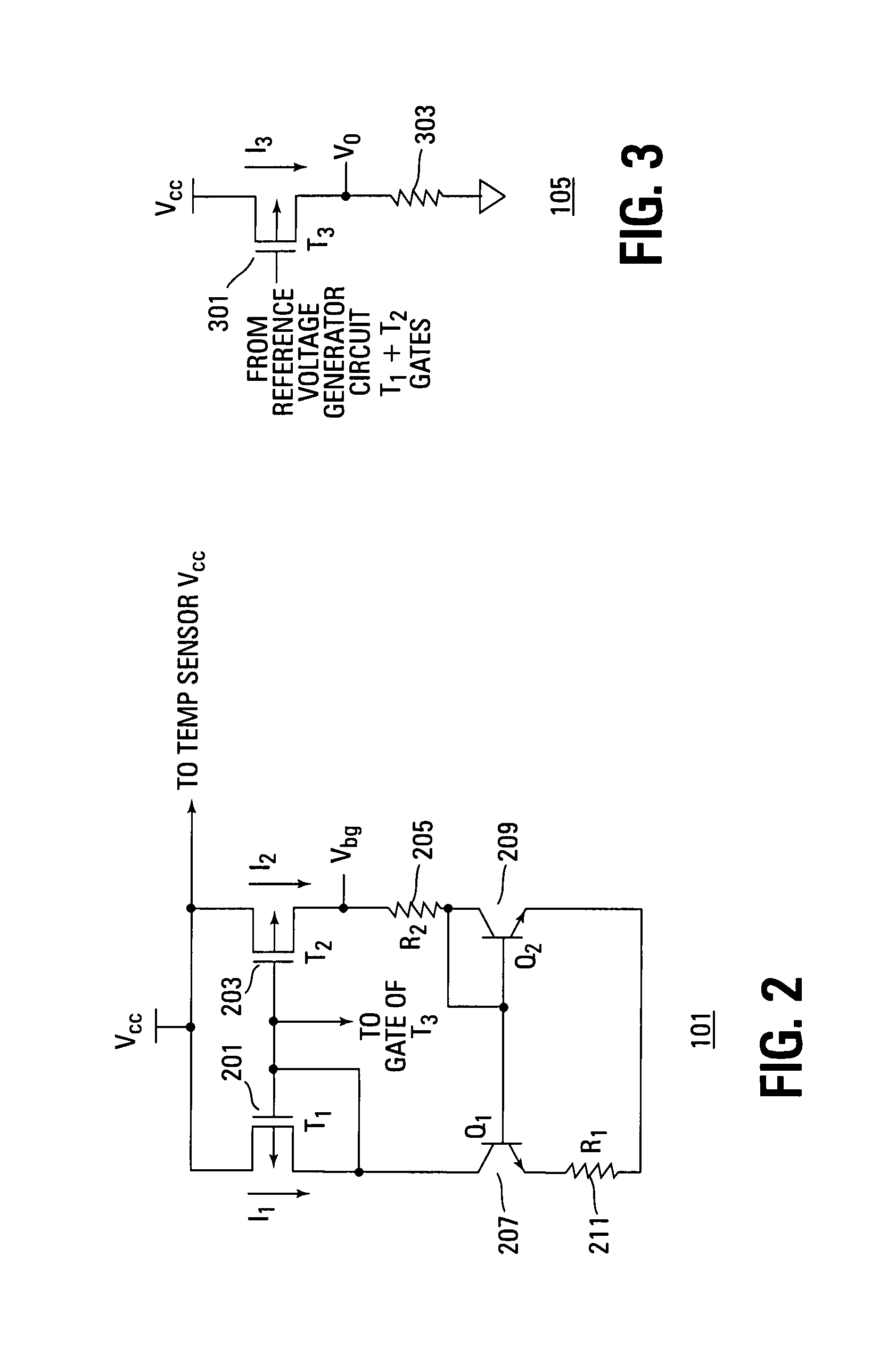 On-chip temperature sensor