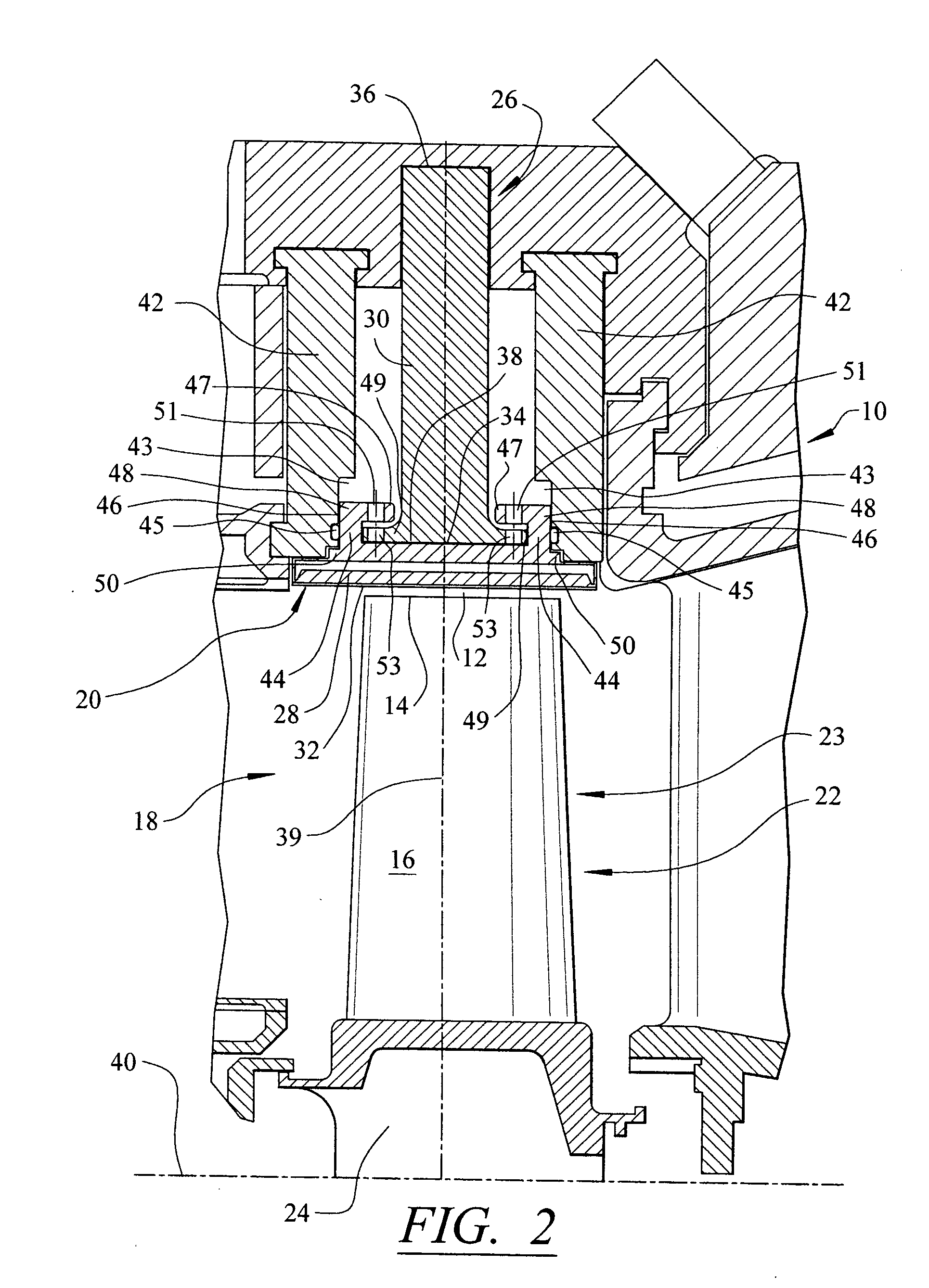 Turbine engine sealing device