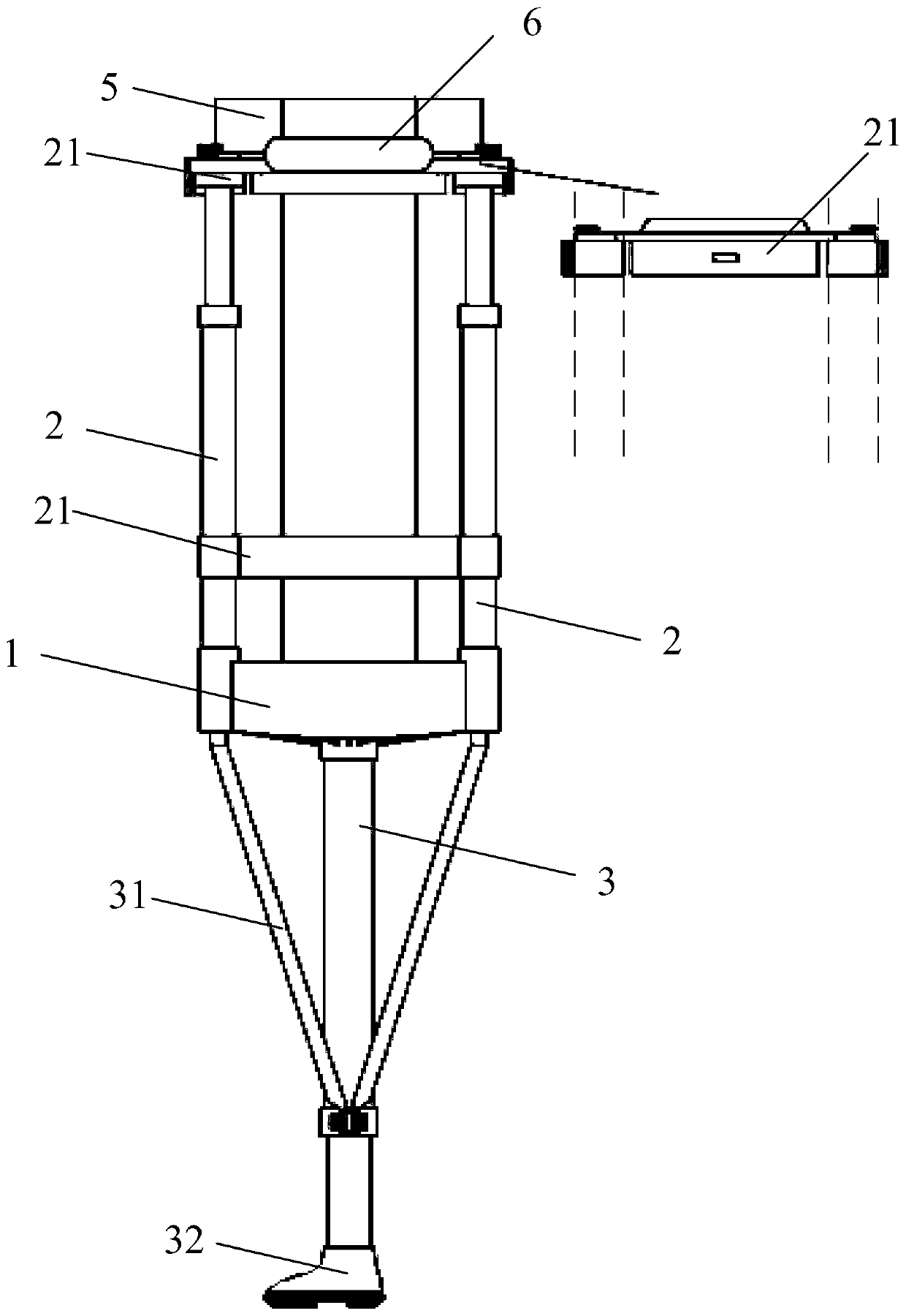 3D-printed air bag type temporary prosthesis