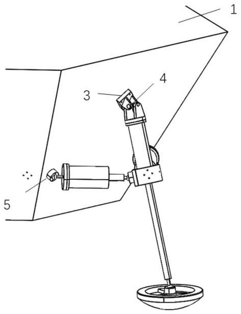 Buffering/walking integrated hexapod lander and gait control method thereof