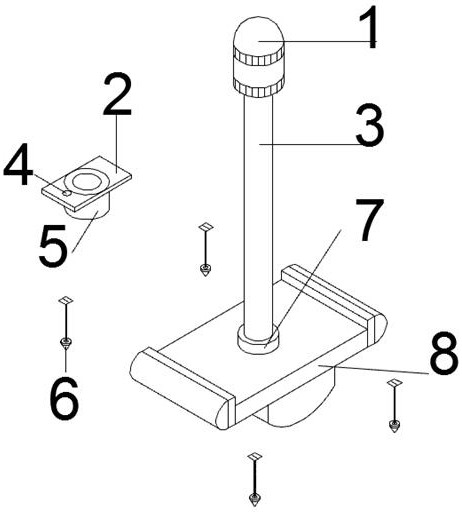 Simple water tank liquid level photoelectric early warning device