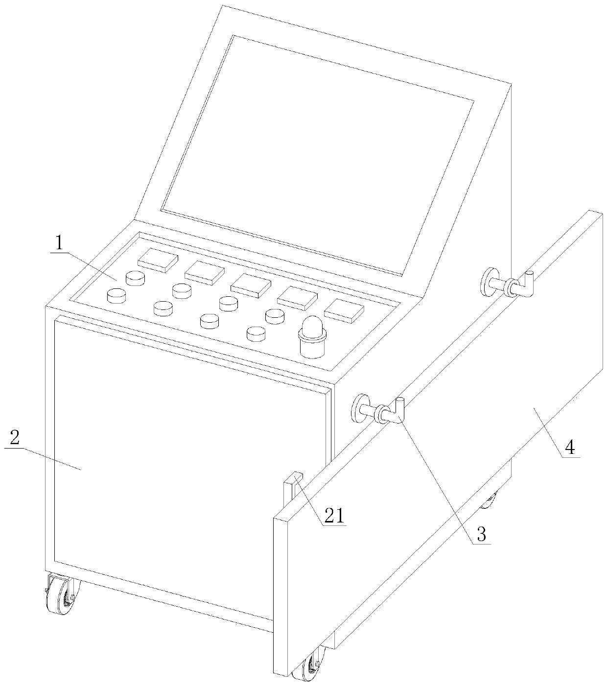 Integrated training instrument for physical training and operation method