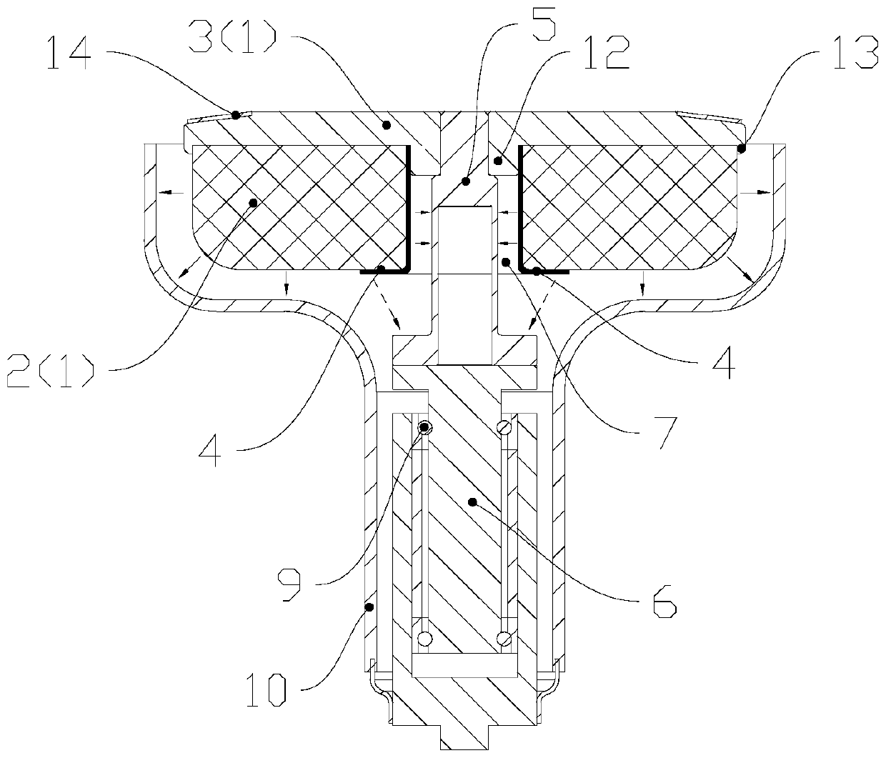 Rotary anode target for X-ray tube, preparation method and target assembly