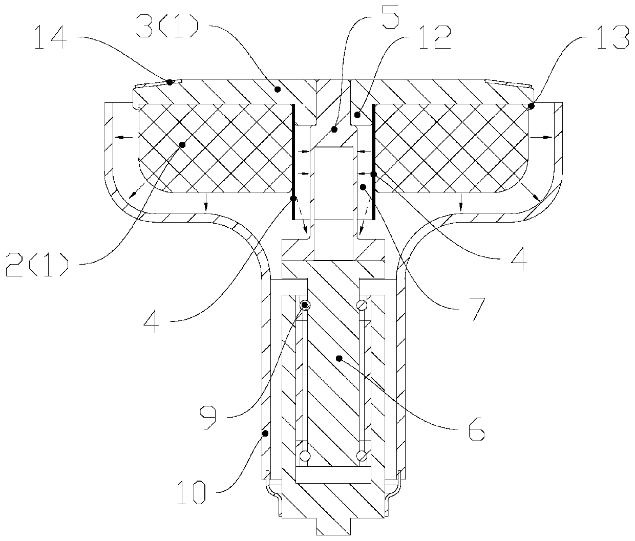 Rotary anode target for X-ray tube, preparation method and target assembly