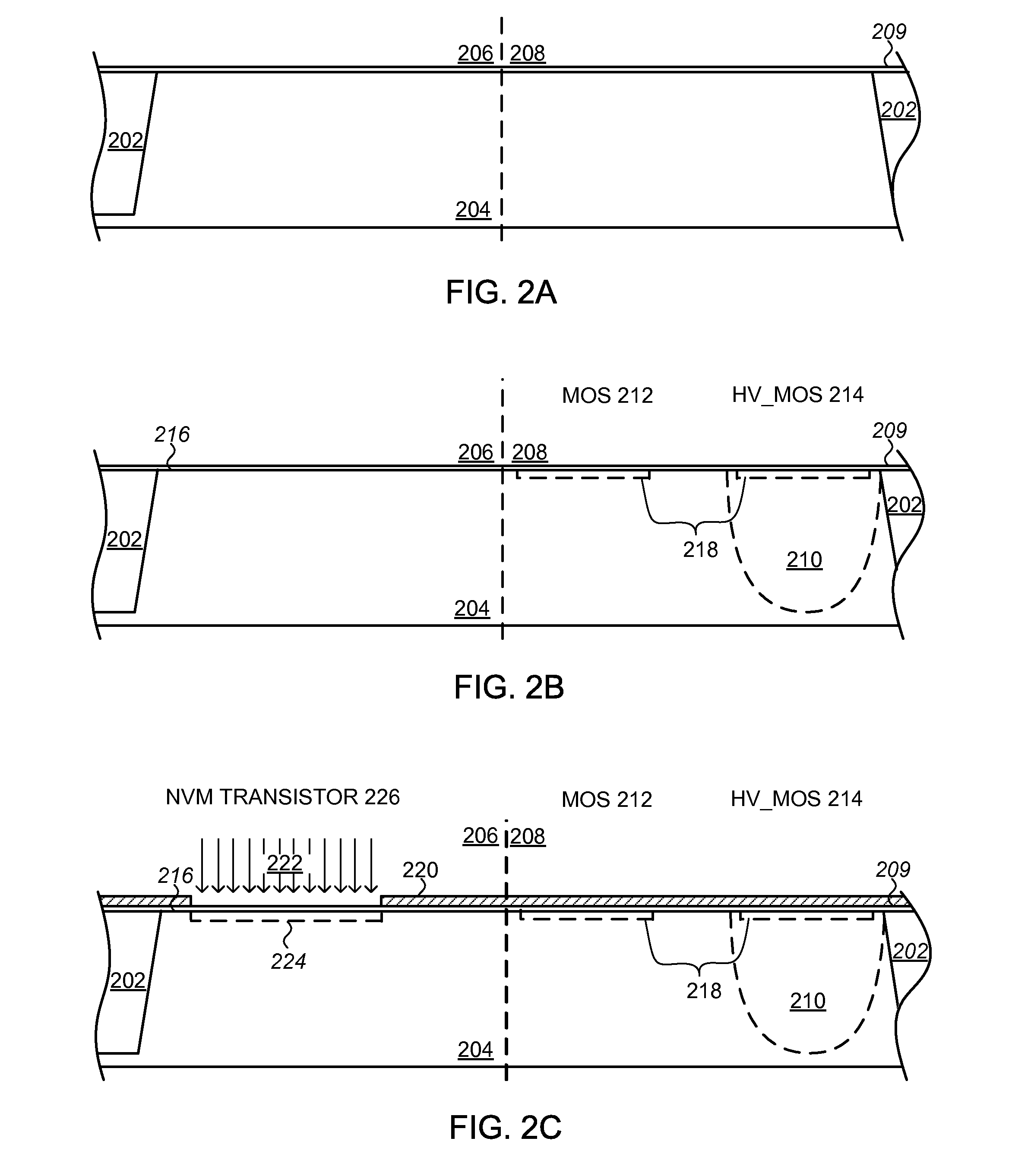 Embedded sonos based memory cells