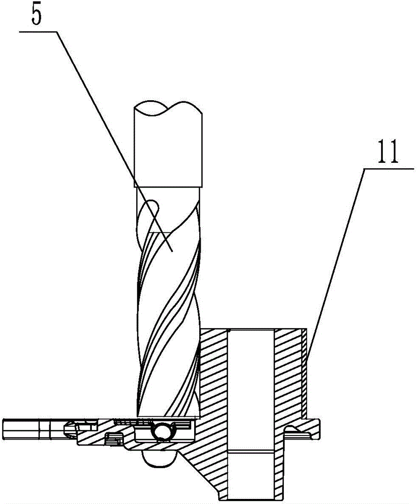 Variable oil pump cover machining method