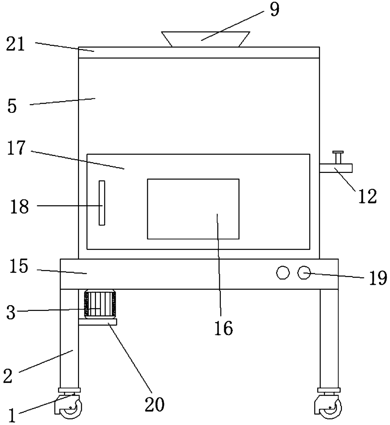 Filter settling apparatus convenient to clean for medicine production