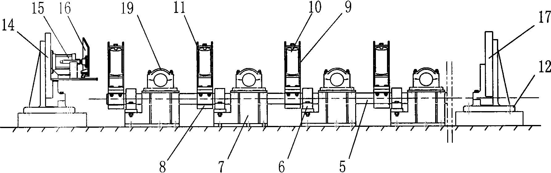 Bar beating and aligning device