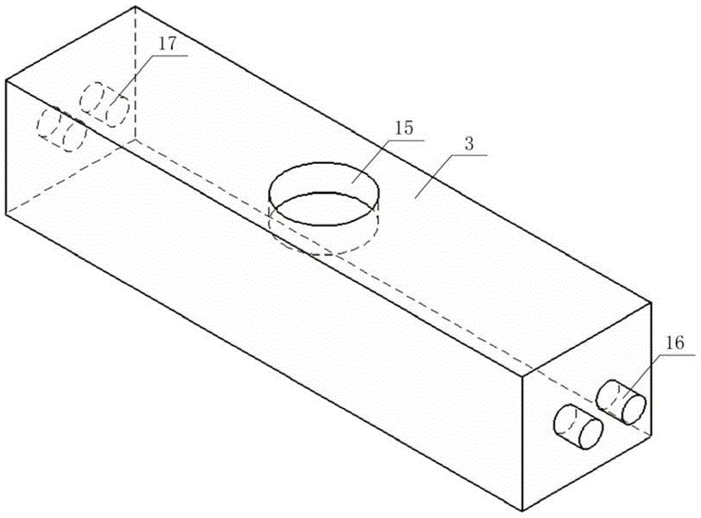 The jacking device for handling the jumping at the bridge head with the preset adjustable strapping plate