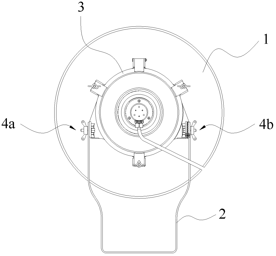 Lamp holder angle adjustment device and lamp capable of adjusting angle of lamp holder