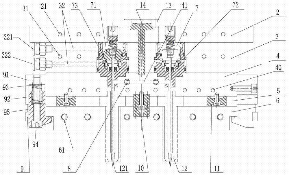 Modularized cold runner system