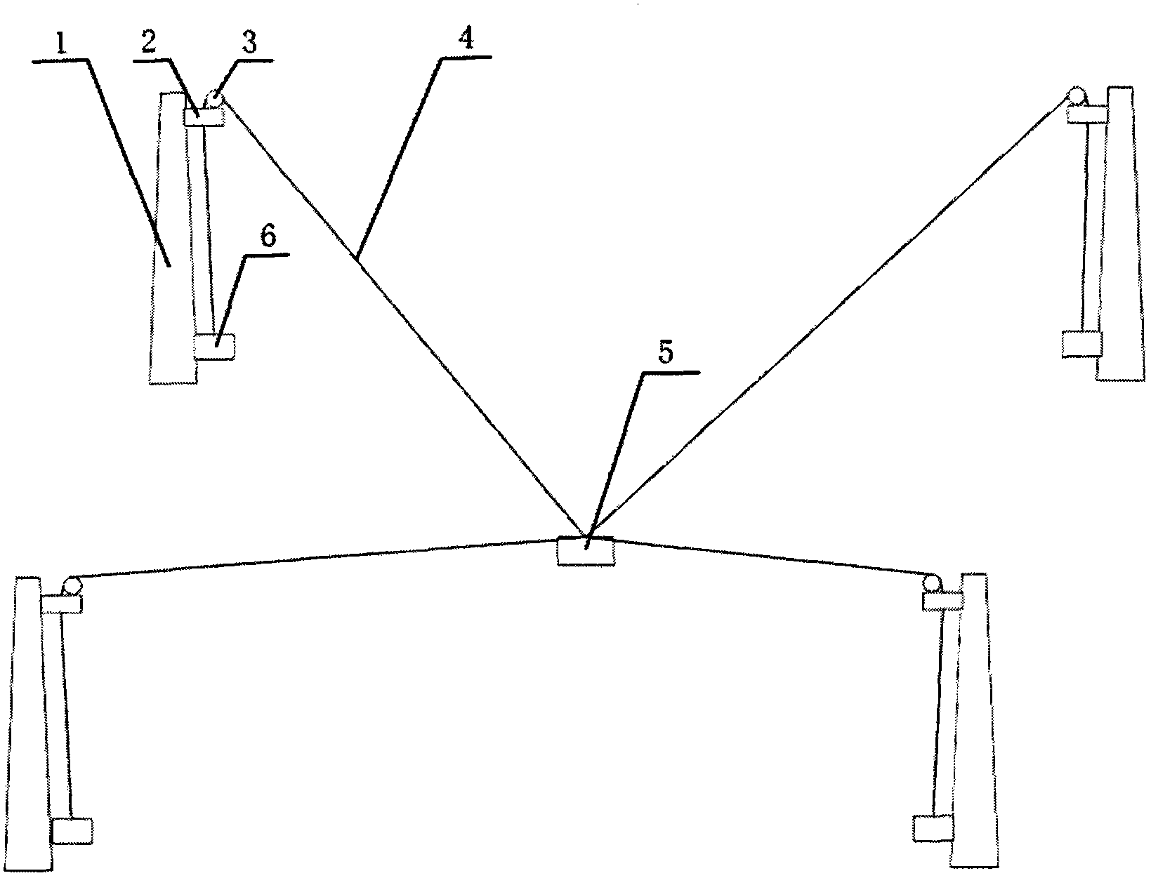 Transmission limit device for soft cable traction video camera