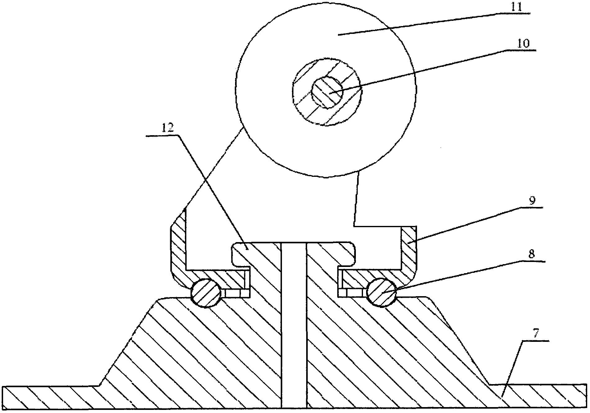 Transmission limit device for soft cable traction video camera