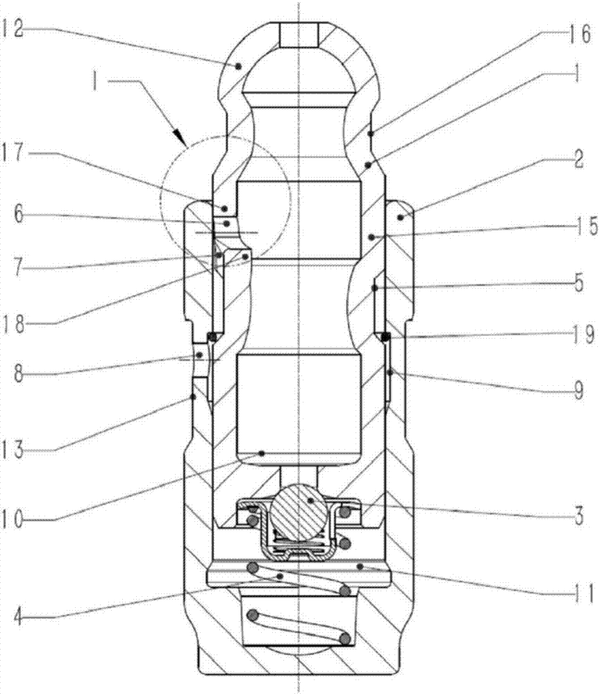 A columnar hydraulic tappet and its plunger preparation method