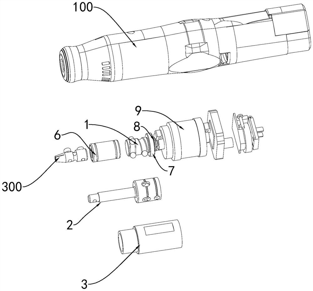 Coaxial reciprocating motion mechanism and appliance