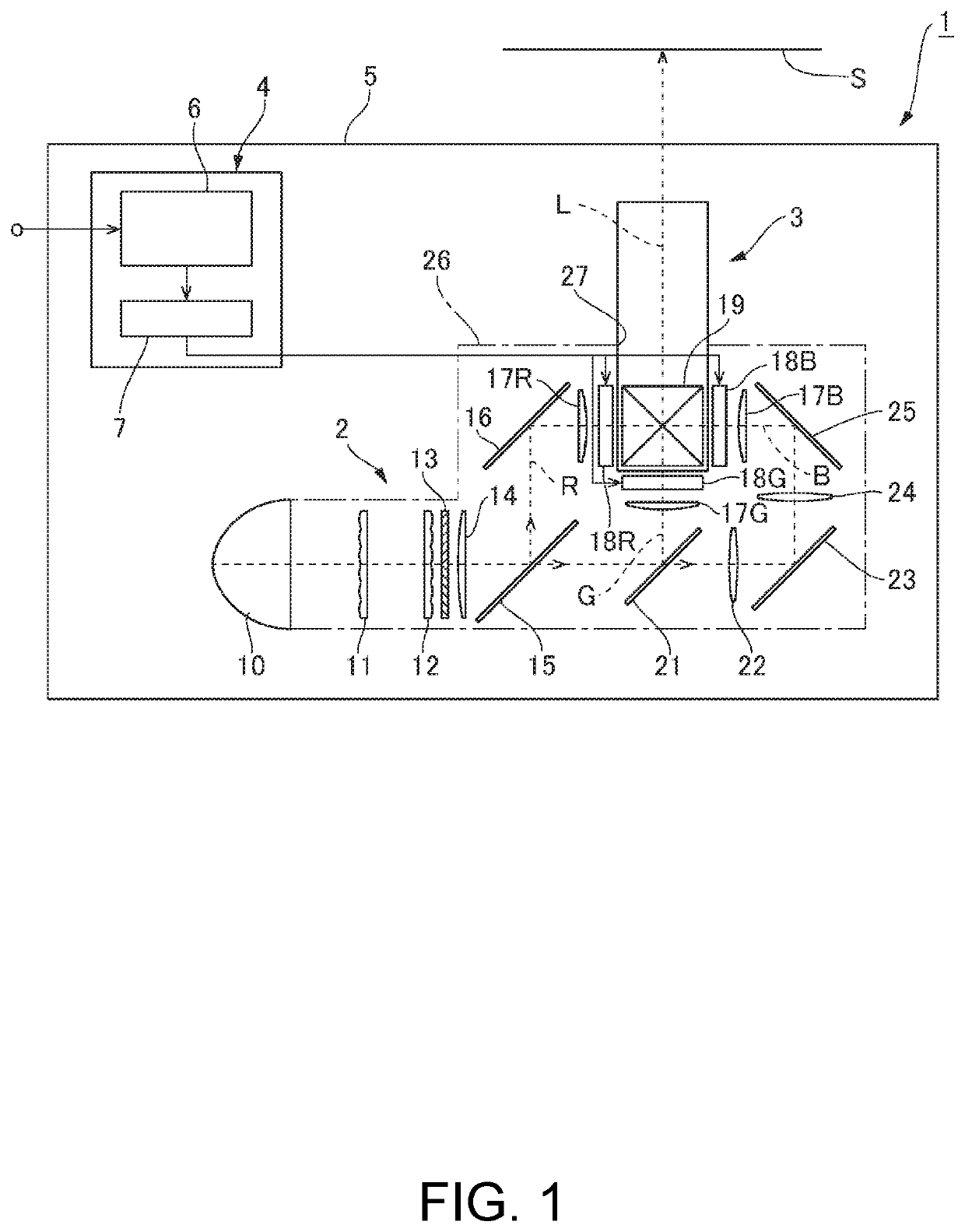 Projection lens and projector