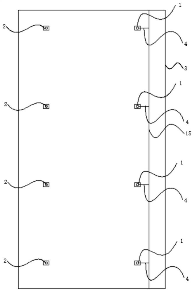 Inclined retaining wall single-side formwork reinforcing construction device and method