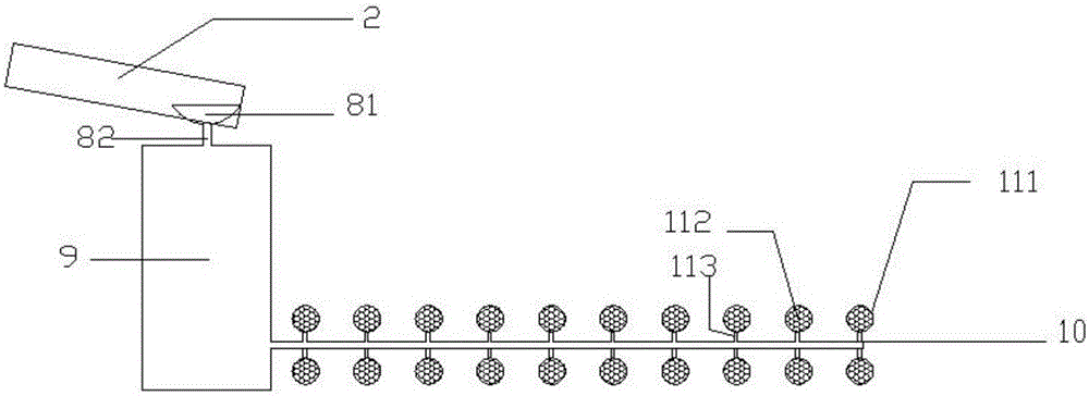 Anti-drought mountain garden greening structure and method