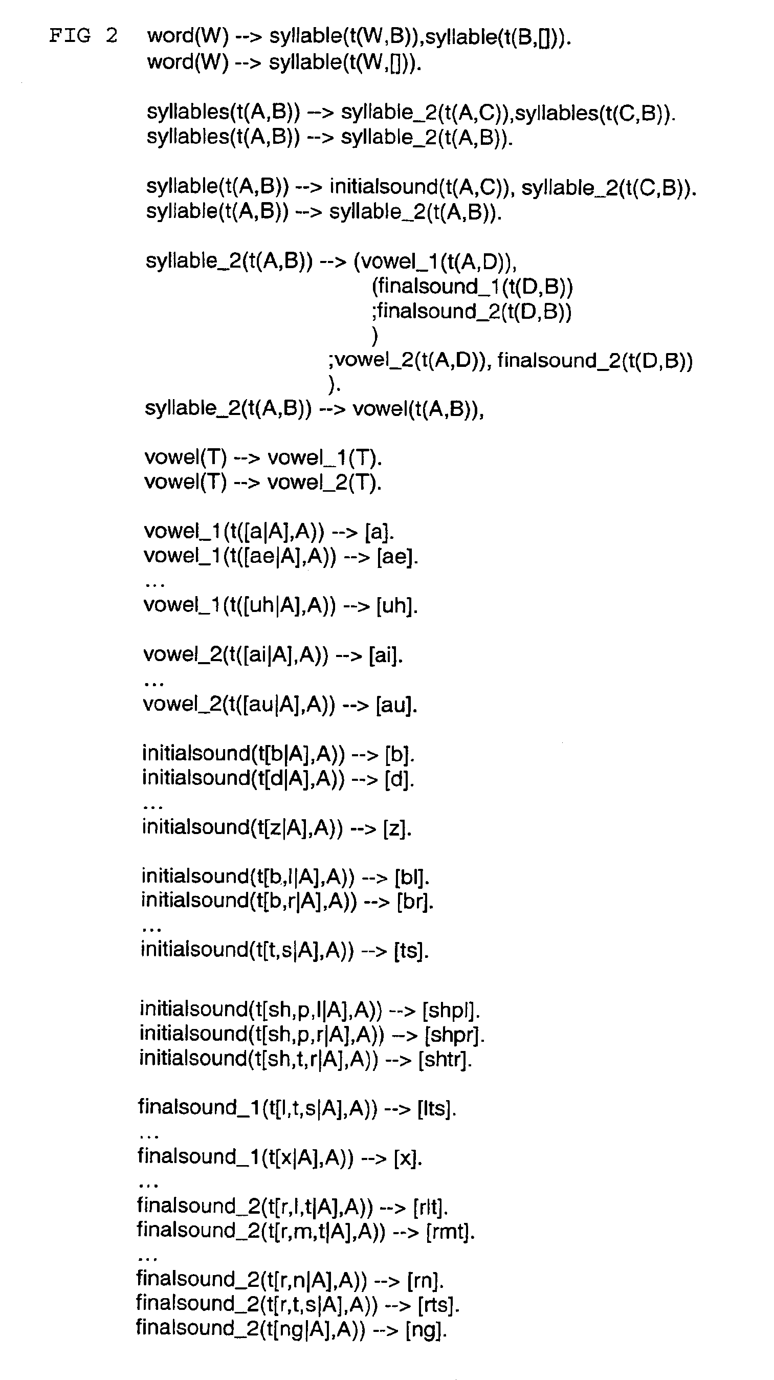 Three-stage individual word recognition