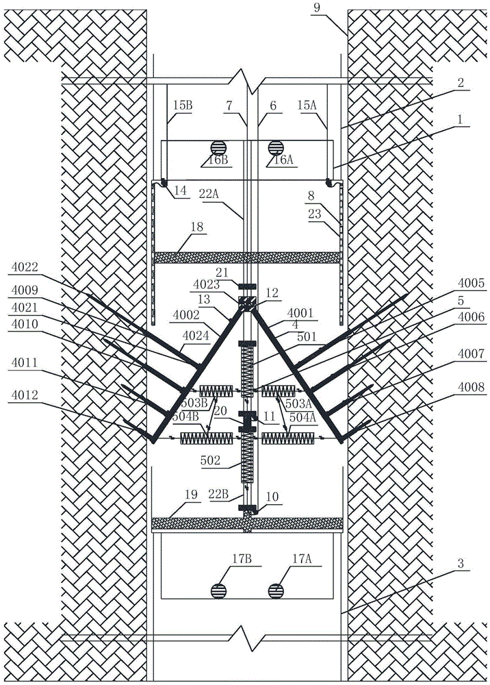 An umbrella-shaped stepped multi-point displacement gauge anchor head for soft soil composite strata