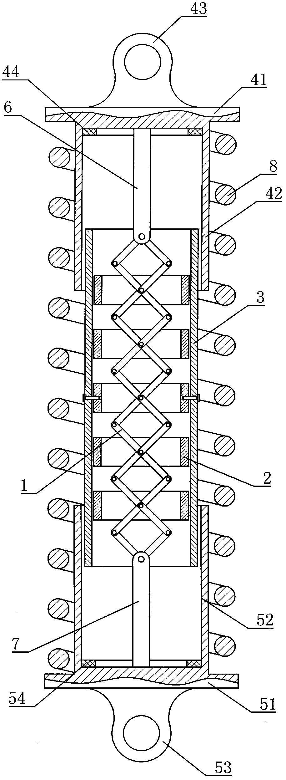 Stable-type damping device