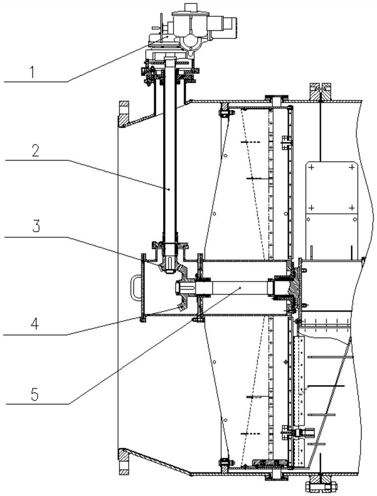 Transmission mode of secondary filter screen