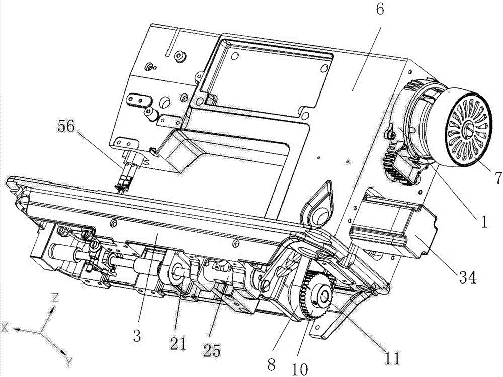 Corner sewing method of two-needle sewing machine