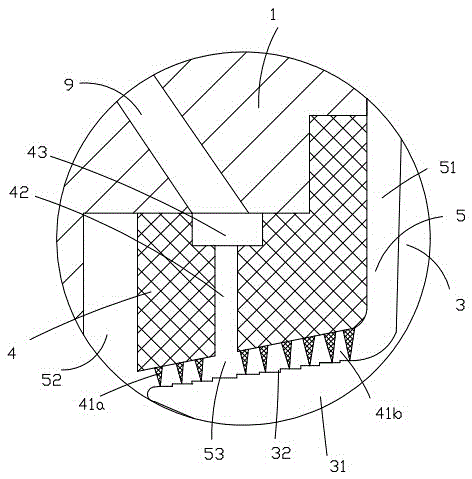 Turbine multi-stage air seal structure