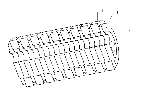 Periodic permanent magnetic structure