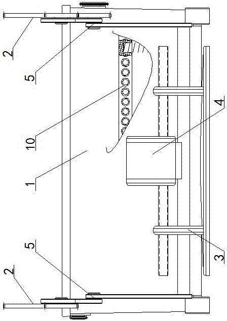 Mop machine realizing automatic operation