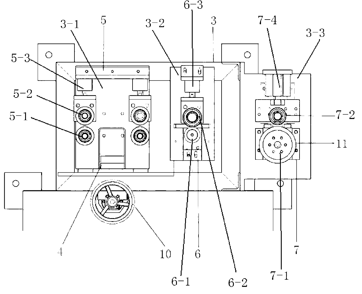 Belt saw marker attaching device