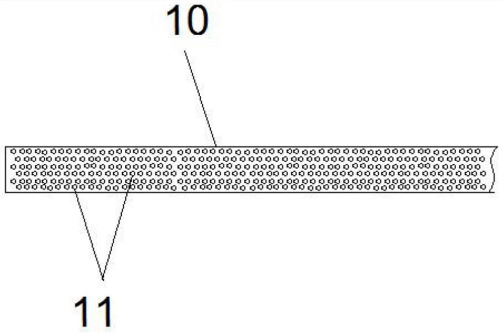 Glass fiber needled felt silicon-based nano aerogel powder spraying and collecting device