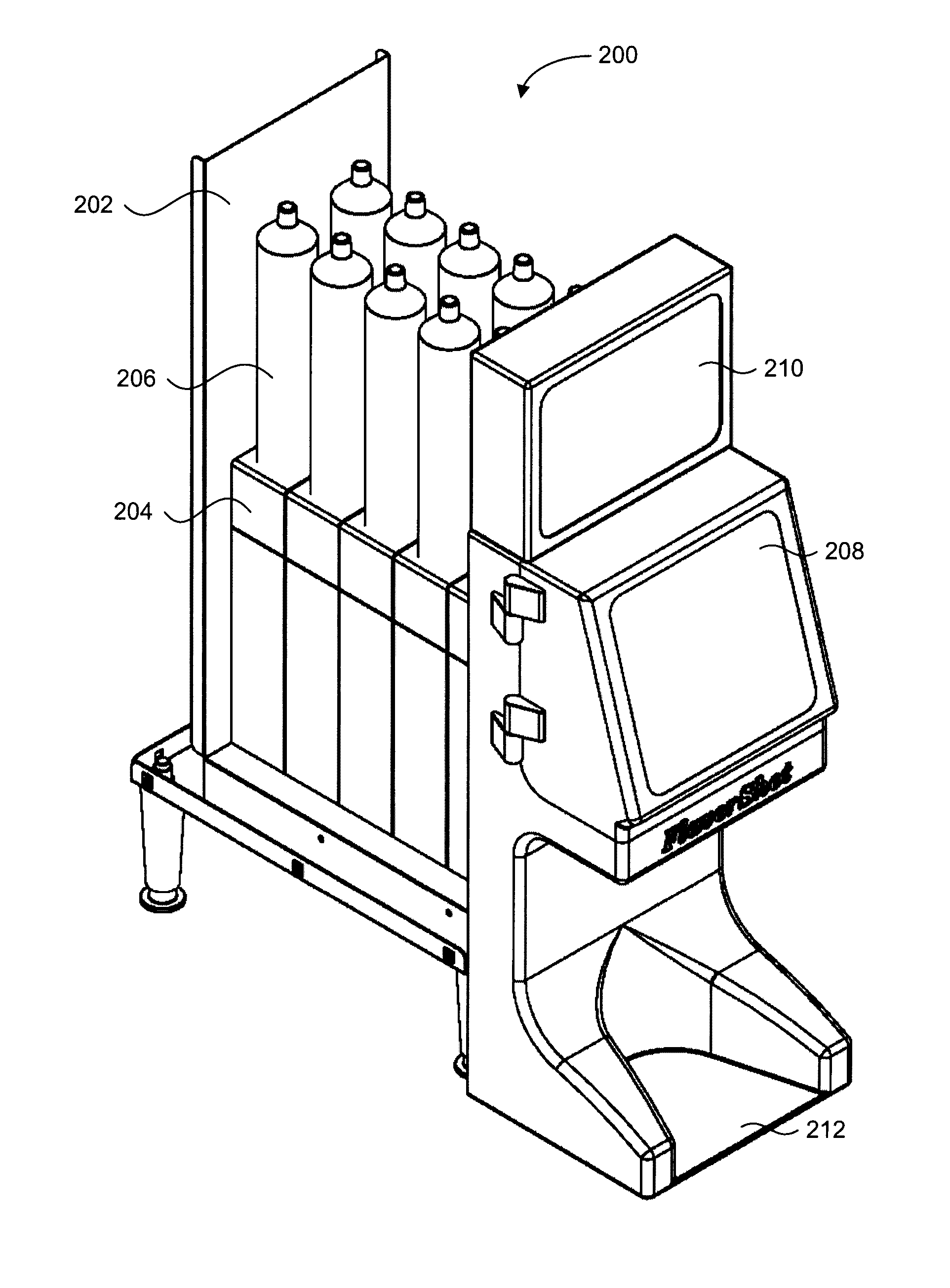 Cartridge based fluid dispensing apparatus