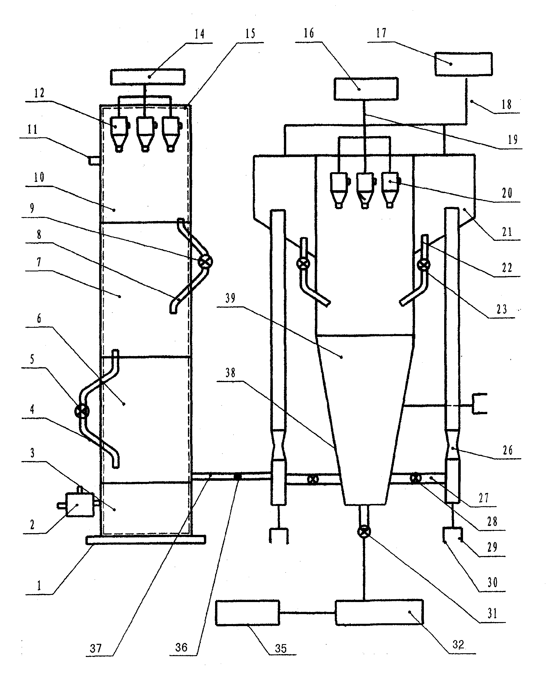 Powder coal grading clean grading utilization technology using thermal dissociation as the first stage