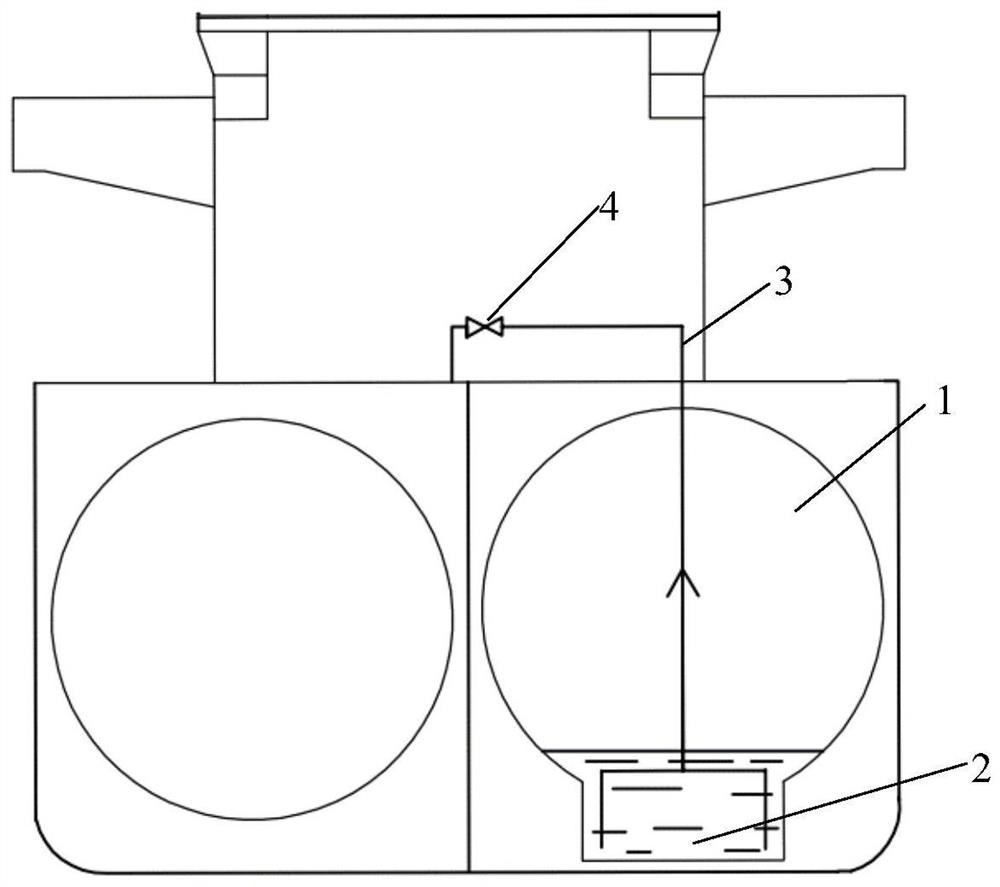 Cabin carbon dioxide fire extinguishing system of semi-cold and semi-pressure carbon dioxide transport ship