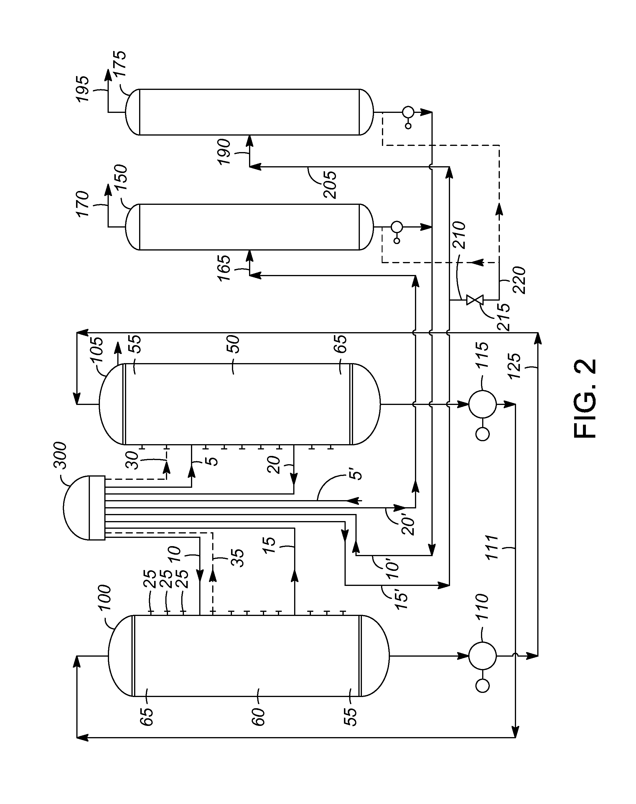 System and process for recovering products using simulated-moving-bed adsorption