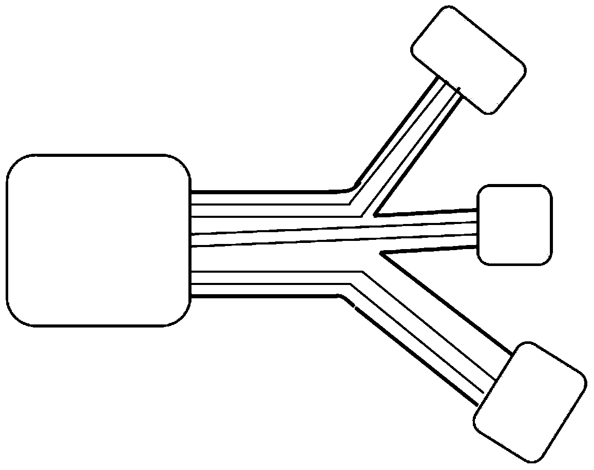 Rigid-flex board with different flexible shapes and preparation method thereof