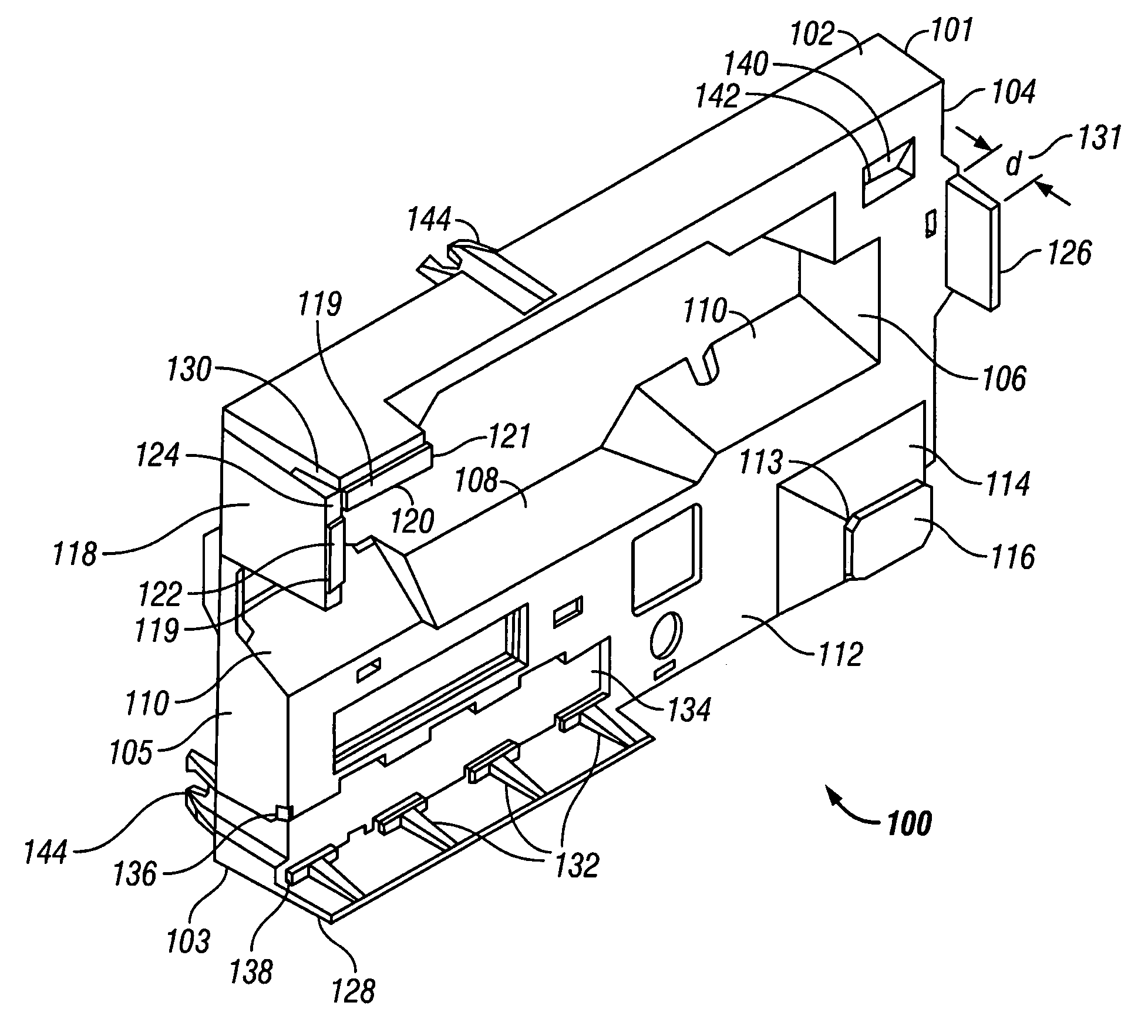 Tape drive bezel for use with multiple accessors